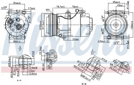 89388 NISSENS Компресор кондиционера