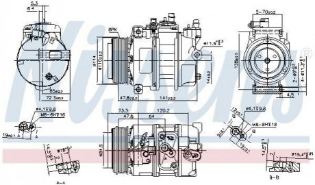 89496 NISSENS Компресор кондиционера