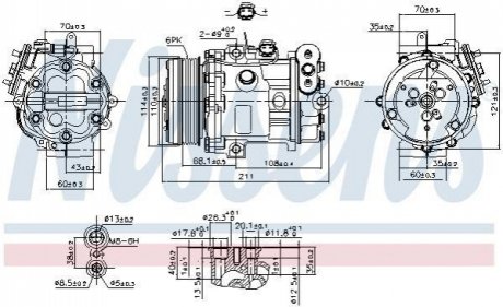 89503 NISSENS Компресор кондиціонера