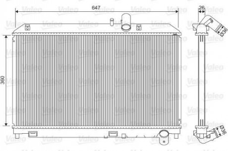 701561 Valeo Радіатор охолоджування