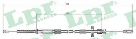 C0050B LPR Трос ручного гальма