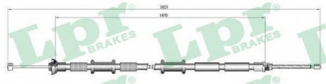C0167B LPR Трос ручного гальма
