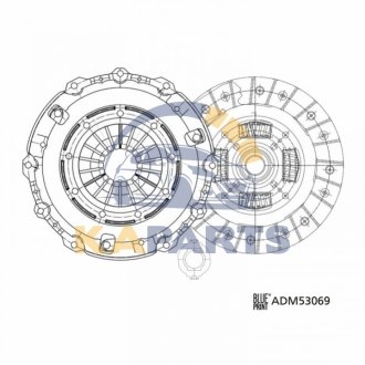 ADM53069 BLUE PRINT Комплект зчеплення