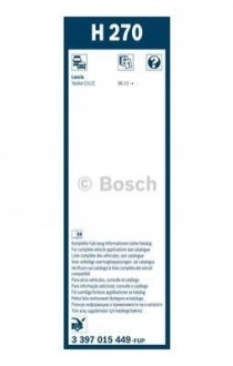 3 397 015 449 BOSCH Щітка склоочисника
