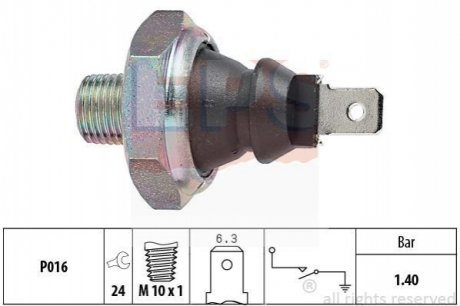 1.800.051 EPS Датчик тиску оливи