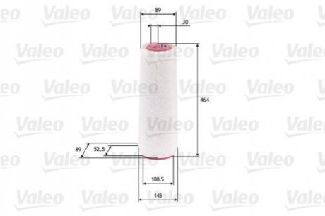 585625 Valeo Фільтр повітряний