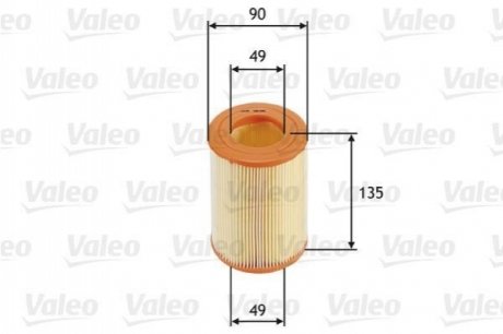 585681 Valeo Фильтр повітряний