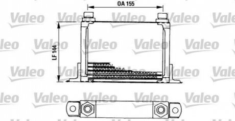 816666 Valeo Радиатор маслянный