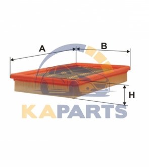 WA6288 WIX FILTERS Фільтр повітряний