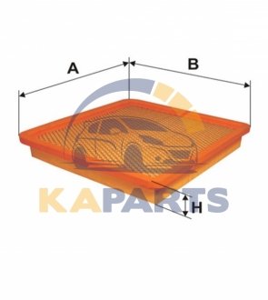 WA6293 WIX FILTERS Фільтр повітряний