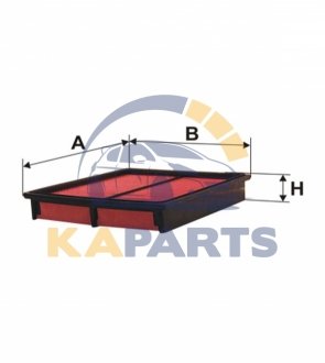 WA6356 WIX FILTERS Фільтр повітряний