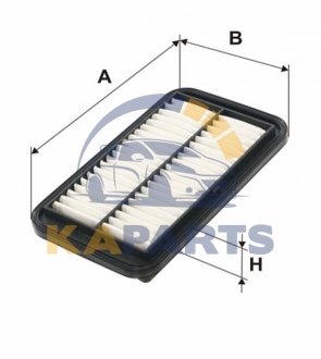 WA9729 WIX FILTERS Фильтр повітряний