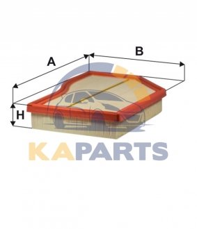 WA9889 WIX FILTERS Фільтр повітряний