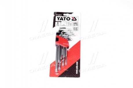 YT-0511 YATO Набір ключів TORX