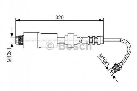 1 987 476 065 BOSCH Шланг гальмівний
