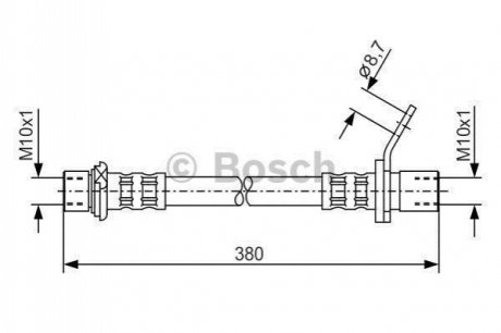 1 987 476 162 BOSCH Шланг гальмівний