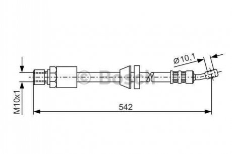 1 987 476 243 BOSCH Шланг гальмівний