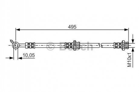 1 987 476 399 BOSCH Шланг гальмівний