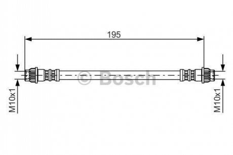 1 987 476 956 BOSCH Шланг гальмівний