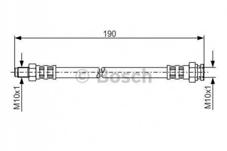 1 987 481 011 BOSCH Шланг гальмівний