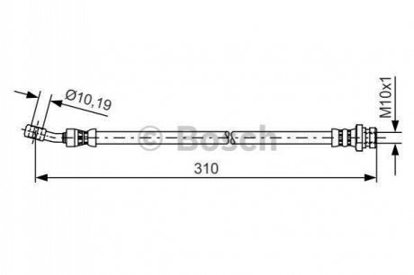 1 987 481 416 BOSCH Шланг гальмівний
