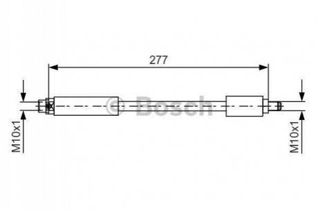 1 987 481 616 BOSCH Шланг гальмівний