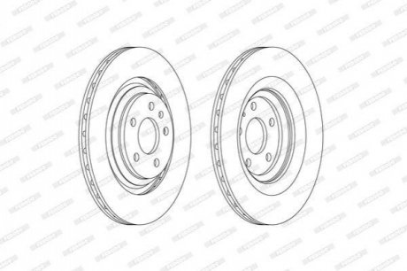 DDF2546C FERODO Диск гальмівний