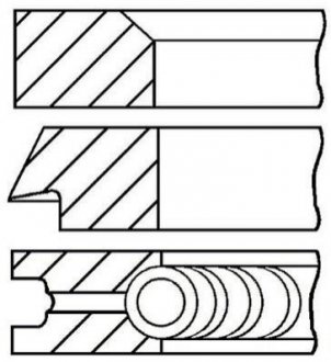 08-393600-00 GOETZE Кільця поршневі
