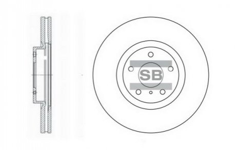 SD4204 Hi-Q (SANGSIN) Диск гальмівний