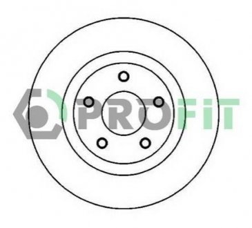 5010-2019 PROFIT Диск гальмівний