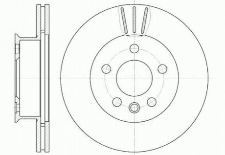 6416.10 REMSA Диск гальмівний