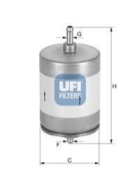 31.817.00 UFI Фільтр паливний