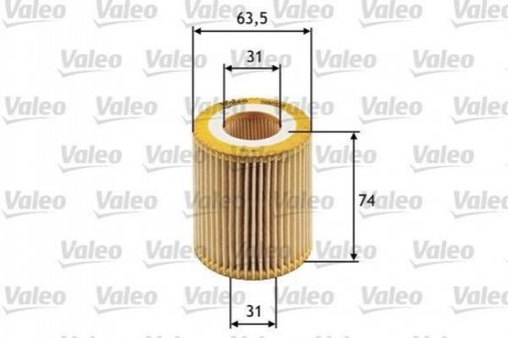 586510 Valeo Фільтр масляний