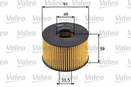 586513 Valeo Фильтр маслянный