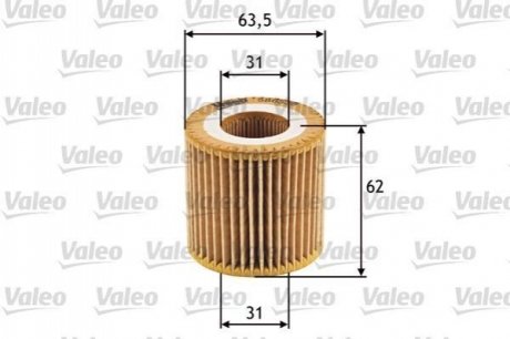 586536 Valeo Фильтр маслянный