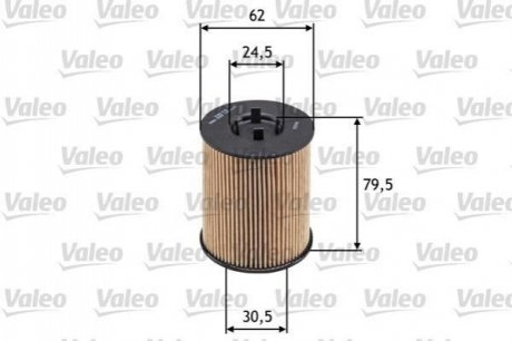 586539 Valeo Фільтр масляний