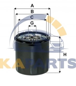 WL7537 WIX FILTERS Фильтр масляный Dacia Dokker, Duster I/II, Lodgy, Lada X-Ray, Renault Captur, Cl