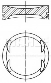 030 99 02 MAHLE / KNECHT Поршень