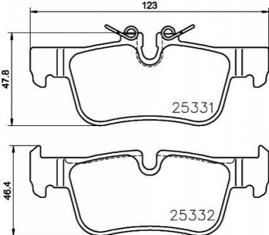 P06 094 BREMBO Гальмівні колодки дискові