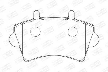 573107CH CHAMPION Колодки тормозные дисковые передні OPEL Movano RENAULT Master (573107CH) CHAMPI