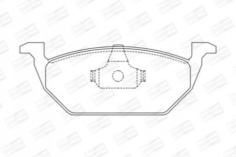 571985CH CHAMPION Колодки тормозные дисковые передние AUDI A3 SEAT Leon SKODA Fabia, Octavia VW Be