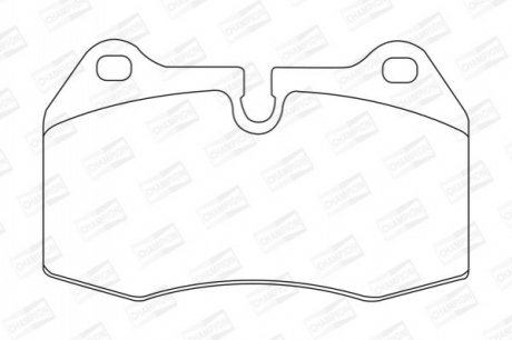 571852CH CHAMPION Колодки тормозные дисковые передні/задні BMW 725, 728i, 730i, 735i, 850i FIAT