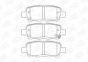 573754CH CHAMPION Колодки тормозные дисковые задние Nissan Qashqai/ x-Trail/ Renault Koleos (01-) (фото 1)