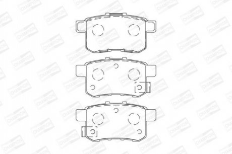 572626CH CHAMPION Колодки тормозные дисковые задние Honda Accord 2.0 (08-) (572626CH) CHAMPION