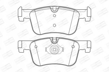 573419CH CHAMPION Колодки тормозные дисковые передние BMW 1 (F20) (573419CH) CHAMPION