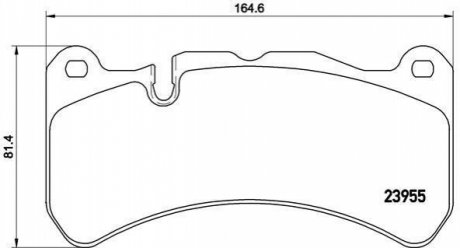 P50 092 BREMBO Гальмівні колодки дискові