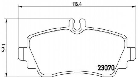 P50 036 BREMBO Гальмівні колодки дискові