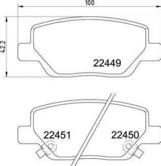 P23 179 BREMBO Гальмівні колодки дискові