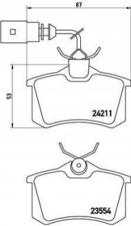 P85 101 BREMBO Гальмівні колодки дискові