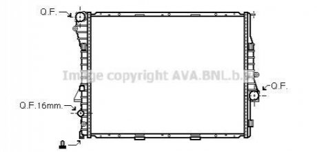 BWA2276 AVA COOLING Радиатор